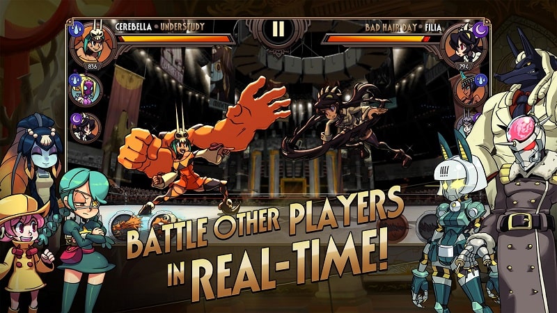 Phiên bản MOD APK Skullgirls: Fighting RPG giới thiệu