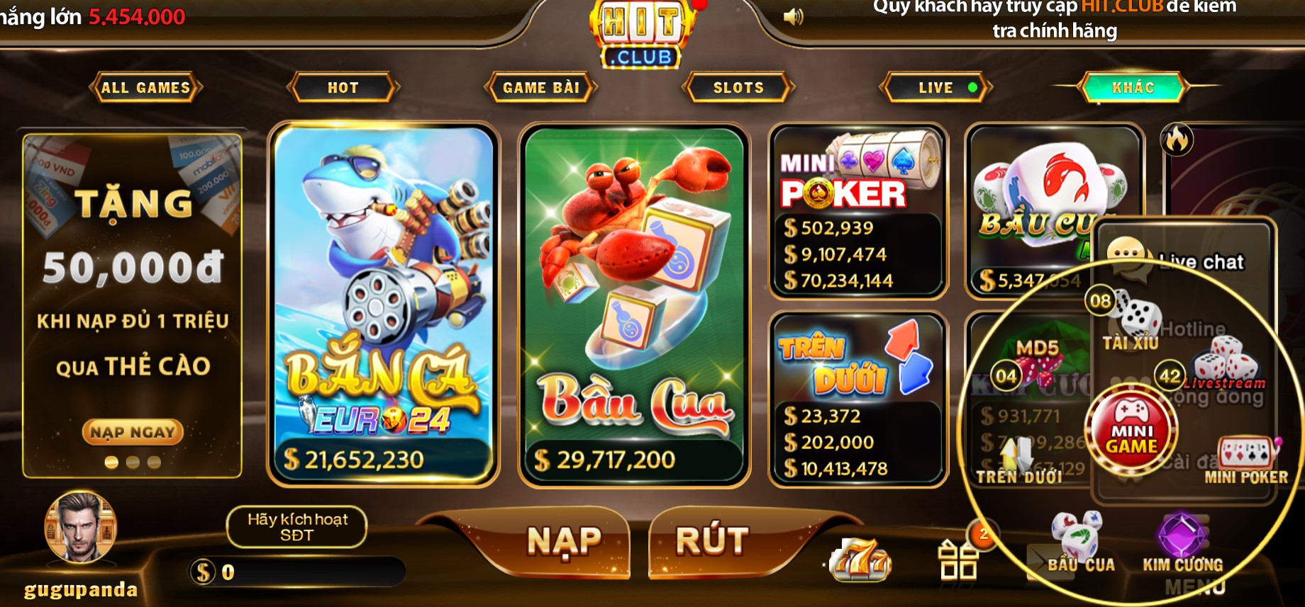 Bộ phận CSKH Hit Club hoạt động 24/7